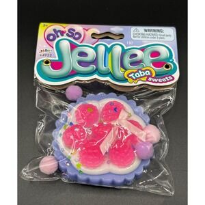 Ja-Ru Oh So Jellee Taba Sweets Squishy Fidget Toy Pink Purple Dessert 4932 NIP